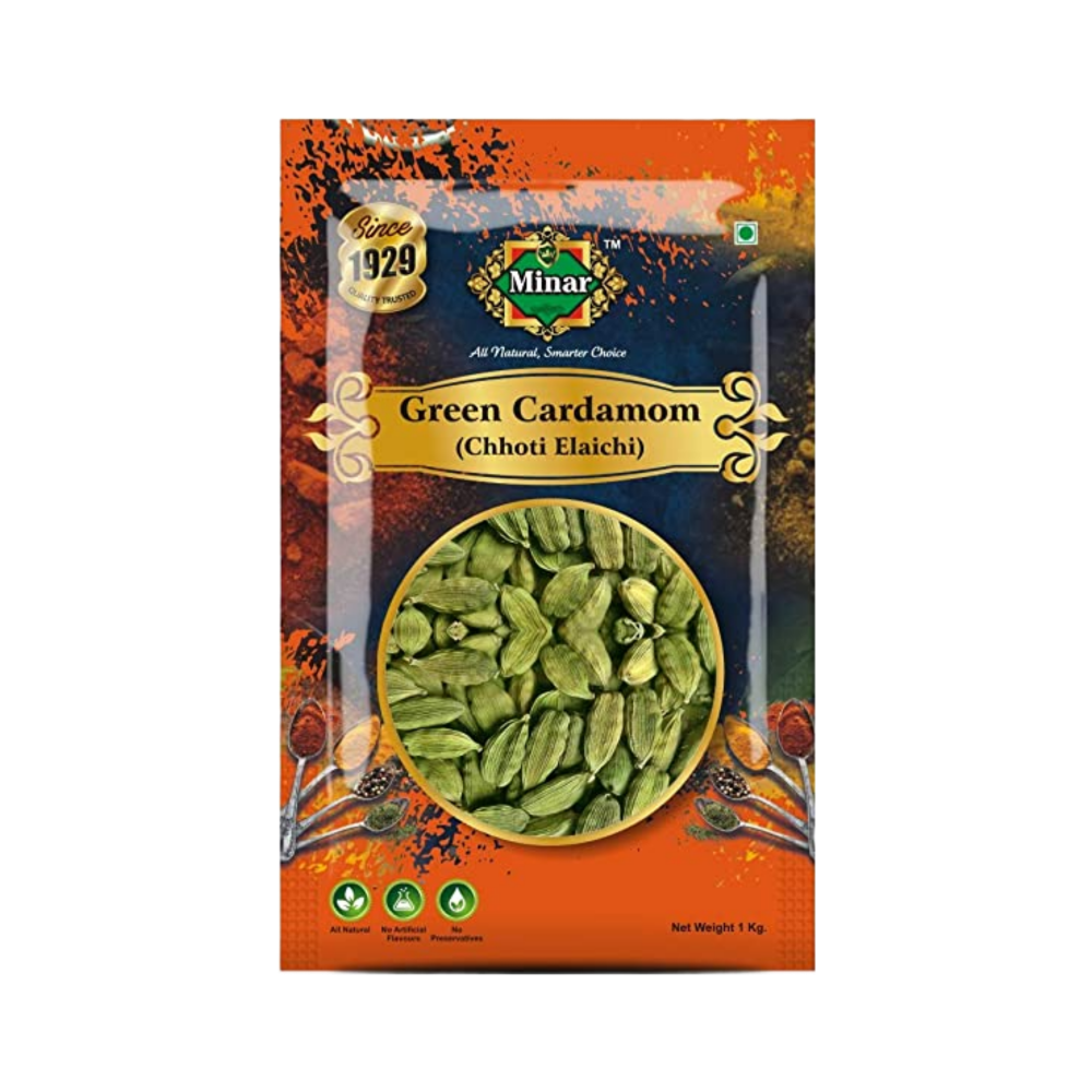 Green cardamom Transparent